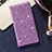 Funda de Cuero Cartera con Soporte Carcasa L07 para Samsung Galaxy S20 Ultra 5G Morado