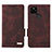 Funda de Cuero Cartera con Soporte Carcasa L07Z para Google Pixel 5 XL 5G Marron