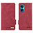 Funda de Cuero Cartera con Soporte Carcasa L07Z para Huawei Honor X7 Rojo