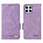 Funda de Cuero Cartera con Soporte Carcasa L07Z para Huawei Honor X8 4G Morado