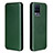 Funda de Cuero Cartera con Soporte Carcasa L07Z para Realme 8 4G Verde