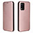 Funda de Cuero Cartera con Soporte Carcasa L07Z para Realme 8 5G Oro Rosa