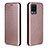 Funda de Cuero Cartera con Soporte Carcasa L07Z para Realme 8 Pro Oro Rosa