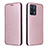 Funda de Cuero Cartera con Soporte Carcasa L07Z para Realme 9 4G Oro Rosa