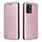 Funda de Cuero Cartera con Soporte Carcasa L07Z para Realme 9 Pro 5G Oro Rosa