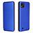 Funda de Cuero Cartera con Soporte Carcasa L07Z para Realme C20 Azul