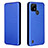 Funda de Cuero Cartera con Soporte Carcasa L07Z para Realme C21 Azul