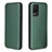 Funda de Cuero Cartera con Soporte Carcasa L07Z para Realme Narzo 30 5G Verde