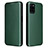 Funda de Cuero Cartera con Soporte Carcasa L07Z para Realme V11 5G Verde