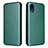 Funda de Cuero Cartera con Soporte Carcasa L07Z para Samsung Galaxy A03 Core Verde