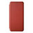 Funda de Cuero Cartera con Soporte Carcasa L07Z para Samsung Galaxy A03 Marron