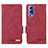 Funda de Cuero Cartera con Soporte Carcasa L07Z para Vivo iQOO Z3 5G Rojo