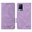 Funda de Cuero Cartera con Soporte Carcasa L07Z para Vivo V21 5G Morado