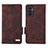 Funda de Cuero Cartera con Soporte Carcasa L07Z para Vivo V23e Marron