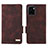 Funda de Cuero Cartera con Soporte Carcasa L07Z para Vivo Y15A Marron