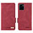 Funda de Cuero Cartera con Soporte Carcasa L07Z para Vivo Y15C Rojo