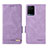 Funda de Cuero Cartera con Soporte Carcasa L07Z para Vivo Y21a Morado