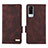 Funda de Cuero Cartera con Soporte Carcasa L07Z para Vivo Y51 (2021) Marron