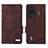 Funda de Cuero Cartera con Soporte Carcasa L07Z para Xiaomi Black Shark 5 5G Marron