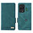 Funda de Cuero Cartera con Soporte Carcasa L07Z para Xiaomi Black Shark 5 Pro 5G Verde