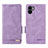 Funda de Cuero Cartera con Soporte Carcasa L07Z para Xiaomi Redmi A2 Morado