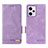 Funda de Cuero Cartera con Soporte Carcasa L07Z para Xiaomi Redmi Note 12 Pro 5G Morado