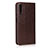 Funda de Cuero Cartera con Soporte Carcasa L08 para Huawei Honor 9X Pro Marron