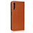 Funda de Cuero Cartera con Soporte Carcasa L08 para Huawei Honor 9X Pro Naranja