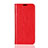 Funda de Cuero Cartera con Soporte Carcasa L08 para Huawei Honor V10 Lite Rojo