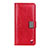 Funda de Cuero Cartera con Soporte Carcasa L08 para Realme 7 Rojo