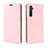 Funda de Cuero Cartera con Soporte Carcasa L08 para Realme XT Rosa