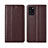 Funda de Cuero Cartera con Soporte Carcasa L08 para Samsung Galaxy A31 Marron