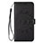 Funda de Cuero Cartera con Soporte Carcasa L08 para Samsung Galaxy S20 Plus Negro