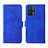 Funda de Cuero Cartera con Soporte Carcasa L08Z para Realme 9 4G Azul