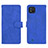 Funda de Cuero Cartera con Soporte Carcasa L08Z para Realme C20 Azul