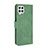 Funda de Cuero Cartera con Soporte Carcasa L08Z para Samsung Galaxy A22 4G Verde