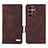 Funda de Cuero Cartera con Soporte Carcasa L08Z para Samsung Galaxy S22 Ultra 5G Marron