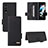 Funda de Cuero Cartera con Soporte Carcasa L08Z para Samsung Galaxy Z Fold3 5G Negro