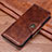 Funda de Cuero Cartera con Soporte Carcasa L09 para Huawei Honor 9C Marron