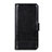 Funda de Cuero Cartera con Soporte Carcasa L09 para Huawei P smart S Negro