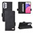 Funda de Cuero Cartera con Soporte Carcasa L09Z para Samsung Galaxy A33 5G Negro