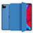 Funda de Cuero Cartera con Soporte Carcasa L10 para Apple iPad Pro 11 (2022) Azul