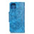 Funda de Cuero Cartera con Soporte Carcasa L10 para Samsung Galaxy A71 4G A715 Azul Cielo