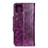 Funda de Cuero Cartera con Soporte Carcasa L10 para Samsung Galaxy A71 4G A715 Morado