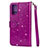 Funda de Cuero Cartera con Soporte Carcasa L10 para Samsung Galaxy S20 Plus 5G Morado