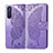 Funda de Cuero Cartera con Soporte Carcasa L10 para Sony Xperia 5 II Purpura Claro