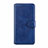 Funda de Cuero Cartera con Soporte Carcasa L11 para Oppo A91 Azul