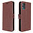 Funda de Cuero Cartera con Soporte Carcasa L11 para Samsung Galaxy A51 5G Marron