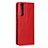 Funda de Cuero Cartera con Soporte Carcasa L11 para Sony Xperia 5 II Rojo