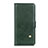 Funda de Cuero Cartera con Soporte Carcasa L12 para Oppo Reno5 5G Verde